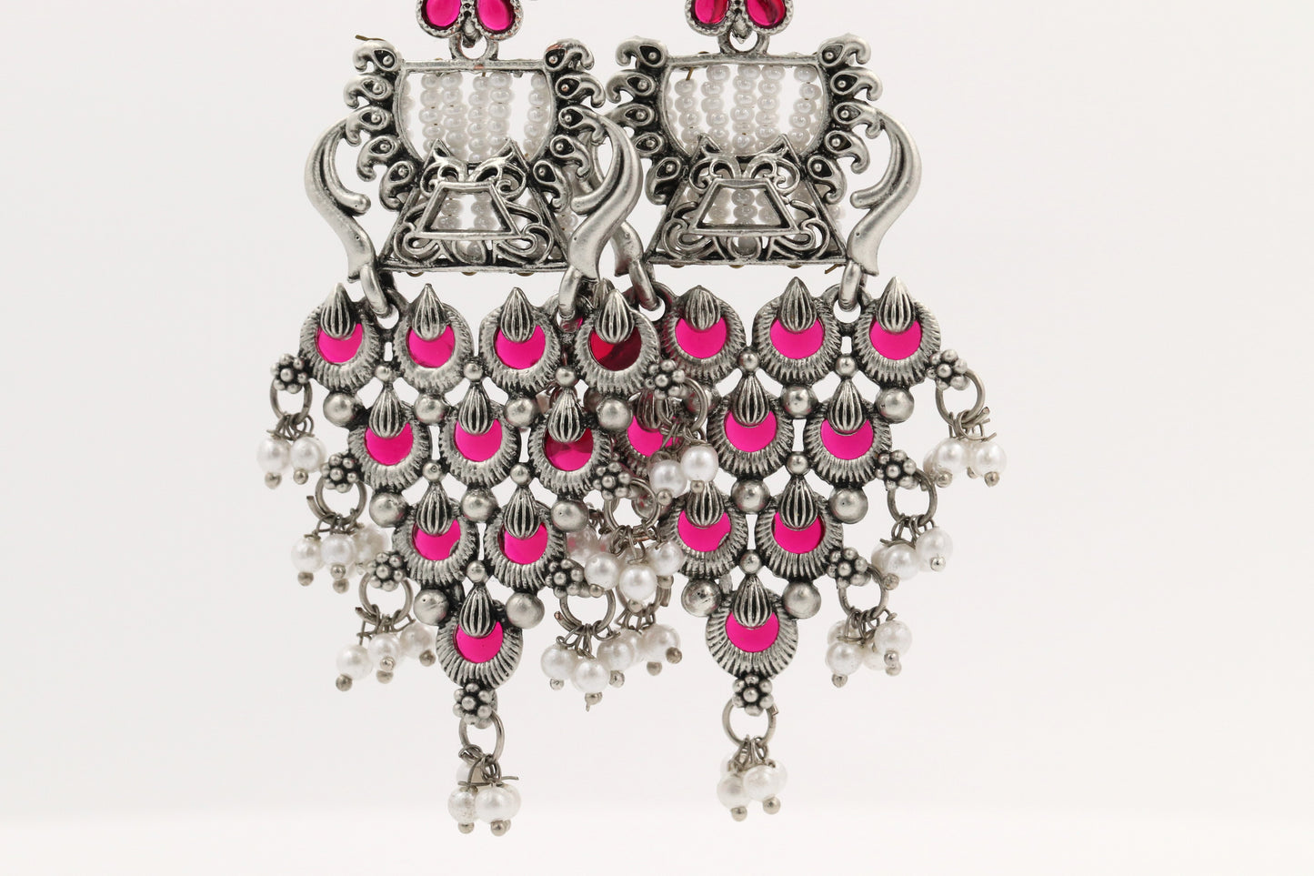 Pink Chandelier Earring